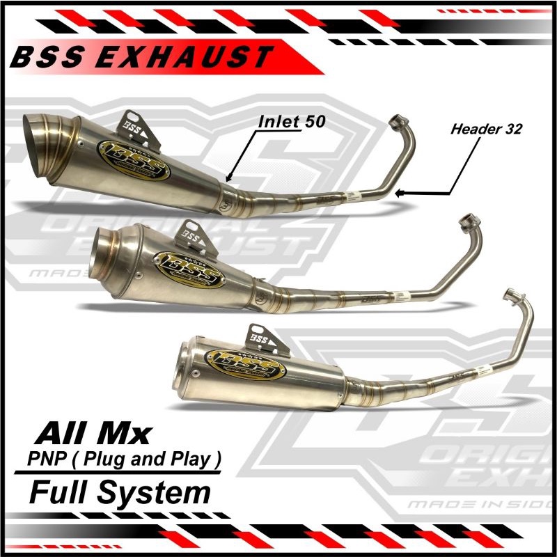 KNALPOT MX NEW OLD KING BSS ORIGINAL FREE LASER NAMA