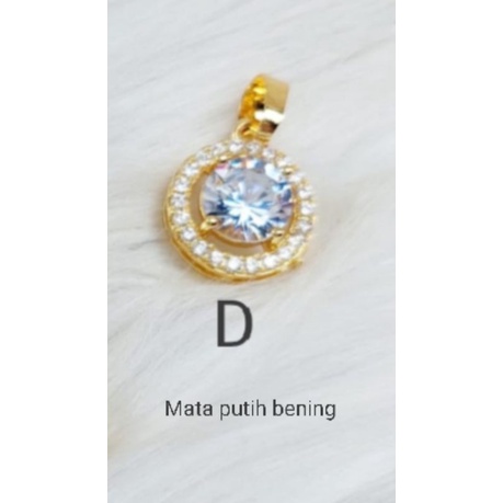 Mamk6 liontin kalung xuping lapis emas dgn mata zircon
