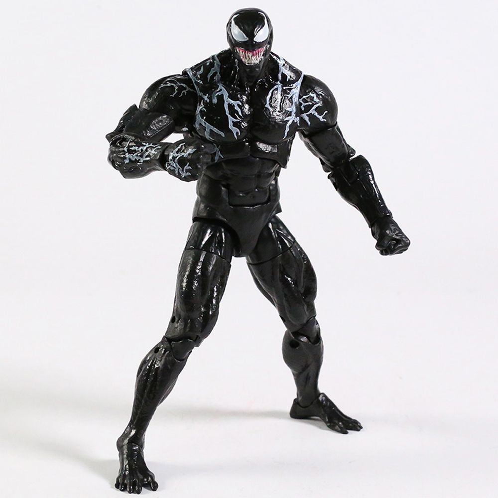 Mainan Action Figure Model Marvel Legends Venom Bahan Pvc Ukuran 18cm 7 Inch Untuk Hadiah Anak