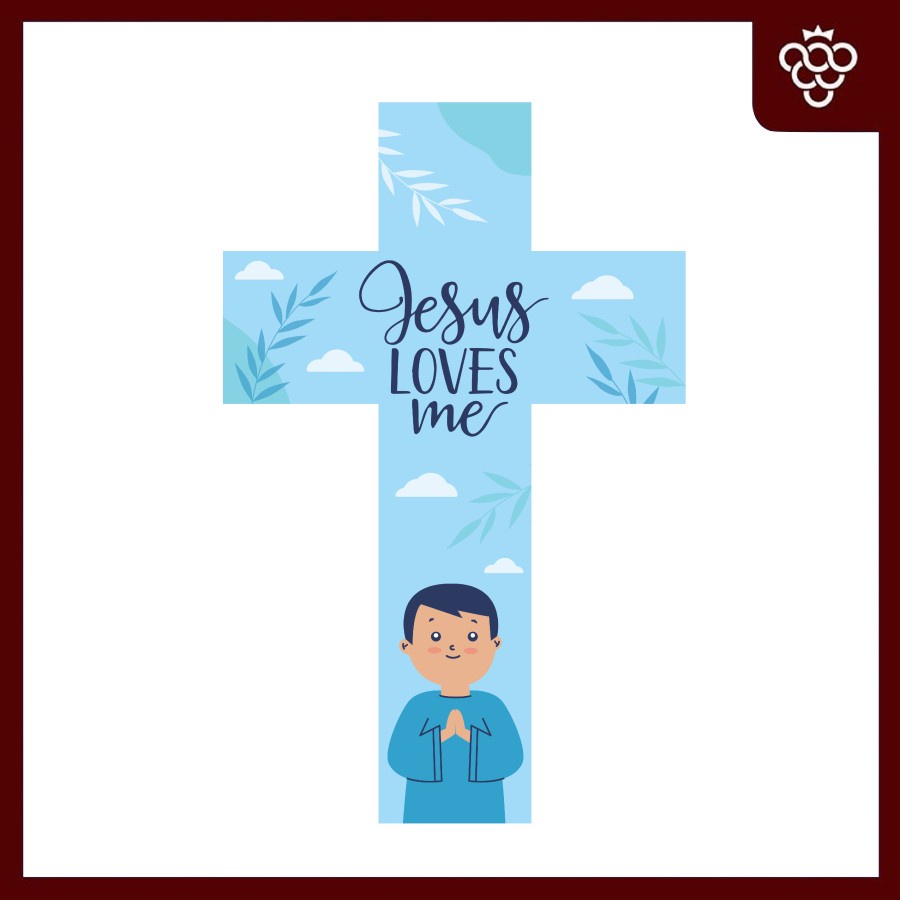 

Salib Anak Biru jesus love me baru