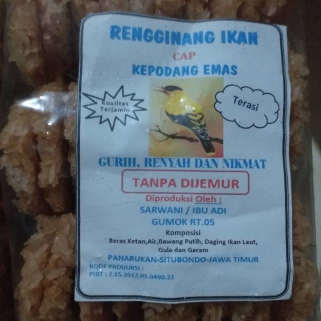 

rengginang khas situbondo rasa terasi