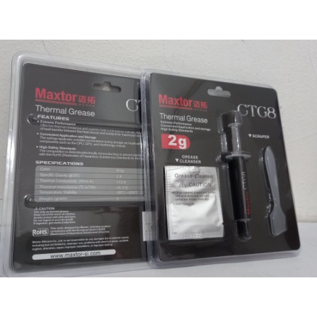 Thermal paste Grease MAXTOR CTG8C 2gram