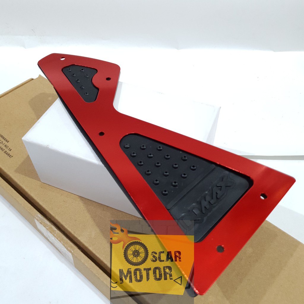 PLAT BORDES NMAX CNC PIJAKAN ALAS KAKI YAMAHA NMAX KARPET MOTOR motor