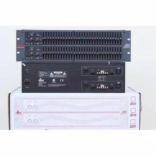 Equalizer DBX-2231 dbx2231 dbx 2231 Grade A TERBAIK