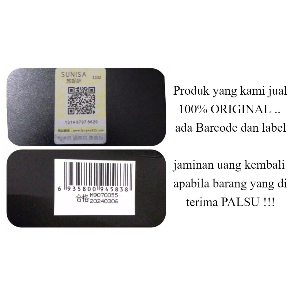 [ORI] SUNISA MUSHROOM HEAD AIR CUSHION CC/BB Cream ORIGINAL 100% + Kuas Kabuki