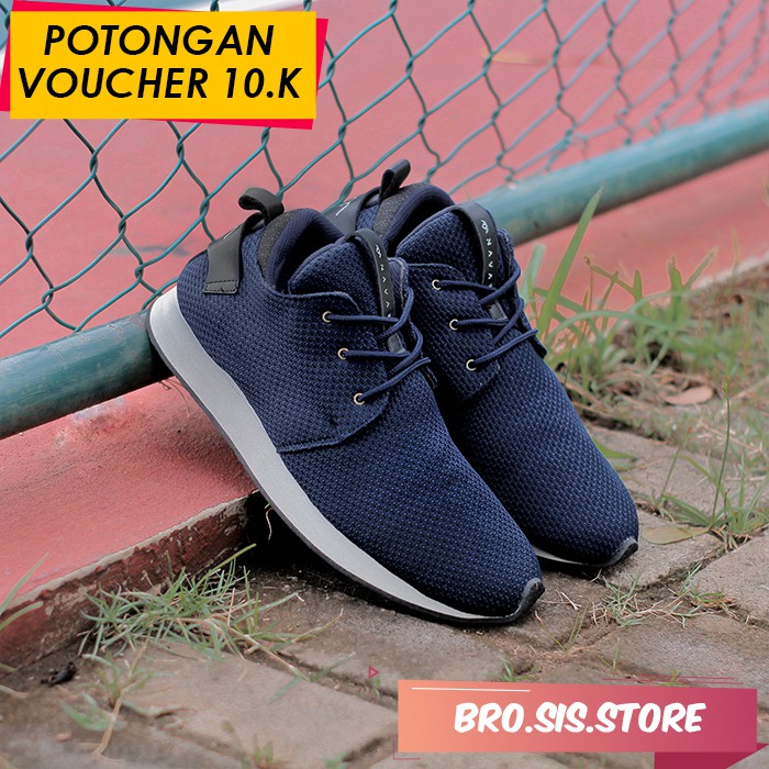 DUSK NAVY | BROSIS x Navara | Sepatu Sneakers Sepatu Cowok Sneakers Pria Sepatu Kasual