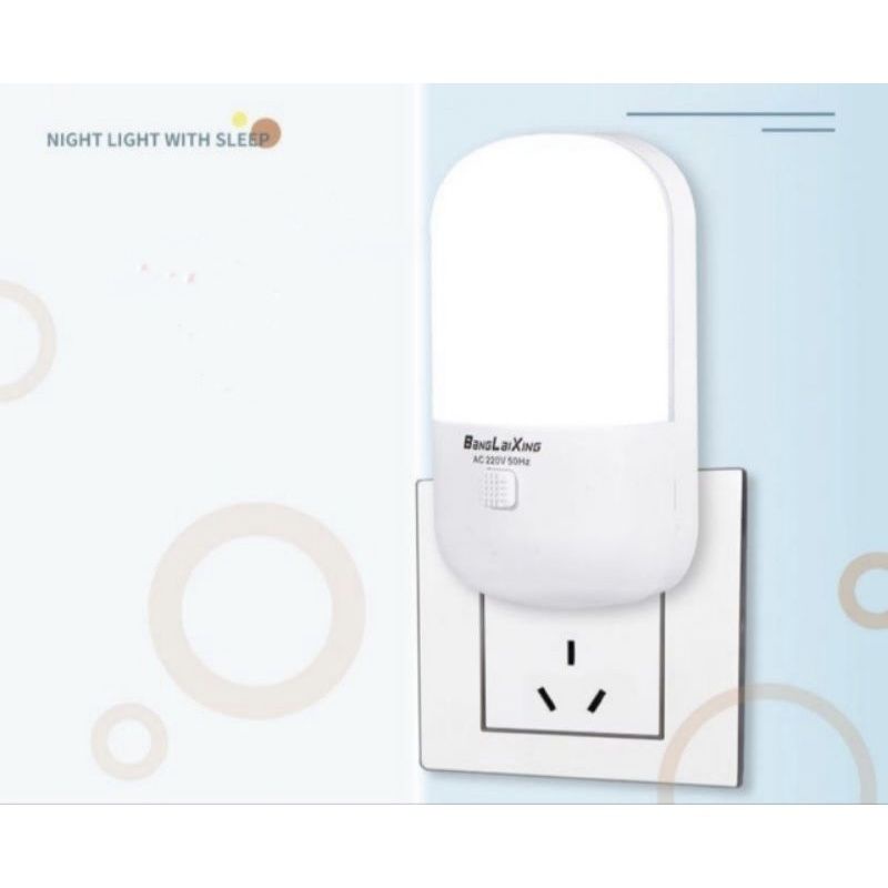 LAMPU TIDUR / MINI LAMPU / LAMPU MALAM / LED NIGHT LIGHT / LAMPU MINI HEMAT ENERGI 2WARNA PUTIH DAN KUNING