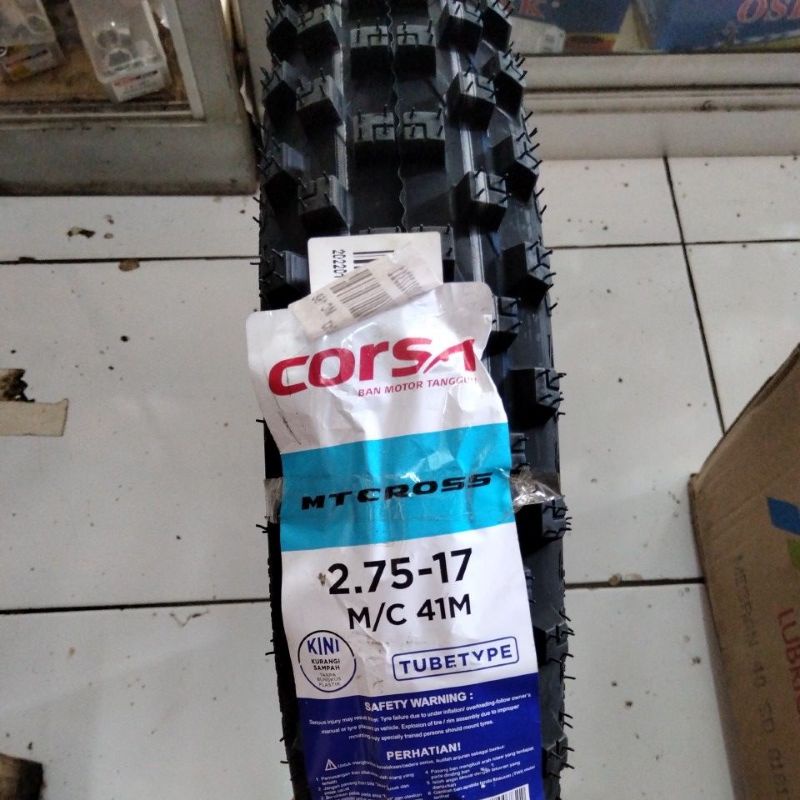 BAN TRAIL 275 RING 17 CORSA MT CROSS 275-17 41M CROS TUBETYPE