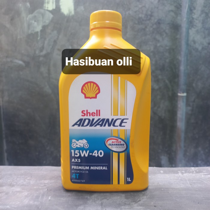 OLI SHELL ADVANCE AX5 15W-40 1 Liter