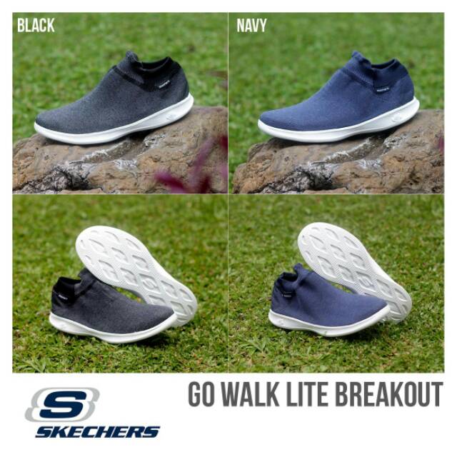 Skechers Go Walk Lite BreakOut Sepatu Slip On