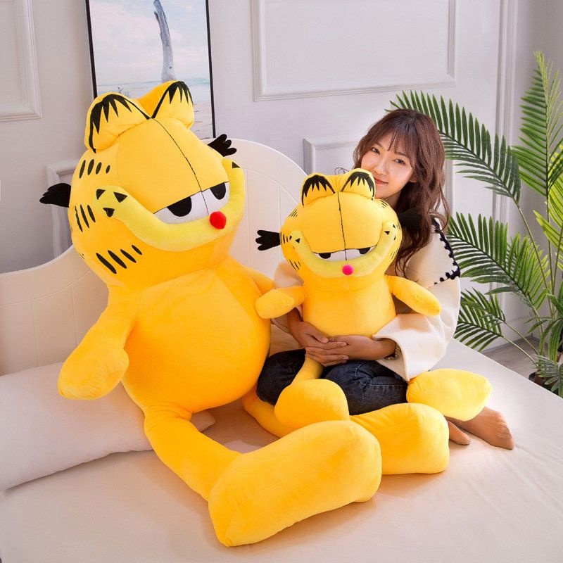 Mainan Boneka Stuffed Plush Kucing Big Garfield Giant Untuk Hadiah Bayi / Anak