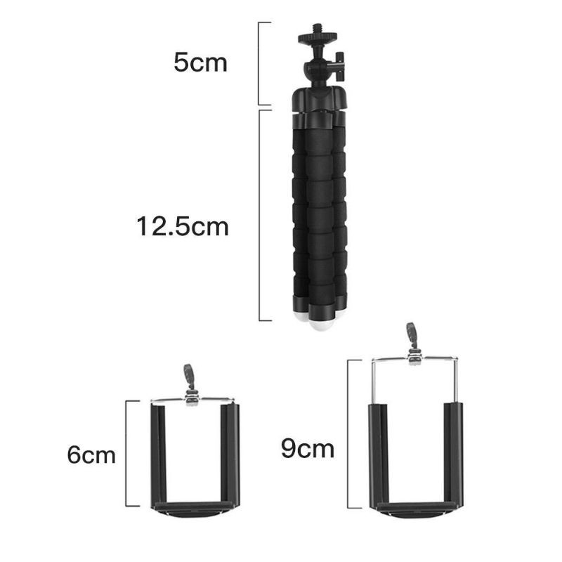 Tripod Gurita Mini Untuk Handphone/Kamera/Bracket Selfie Tongsis Flexible