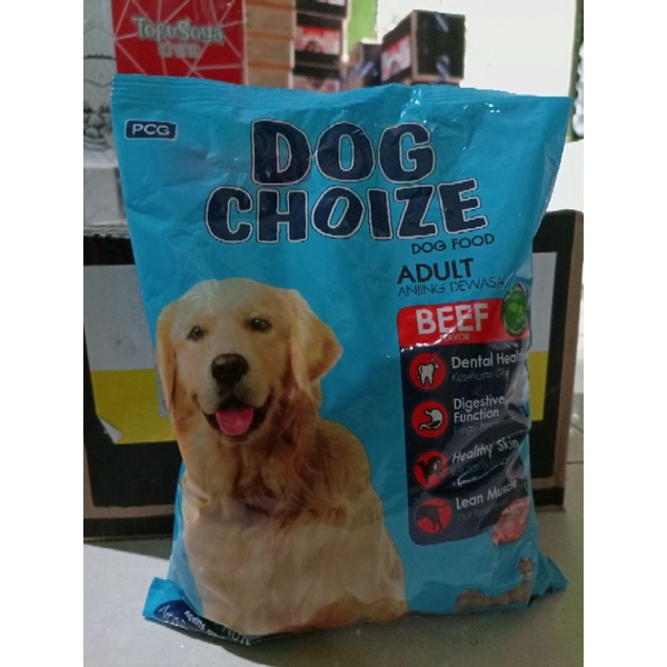 DOG CHOIZE BEEF / LAMB makanan anjing kering freshpack 8KG / 20KG (GOSEND/GRAB)