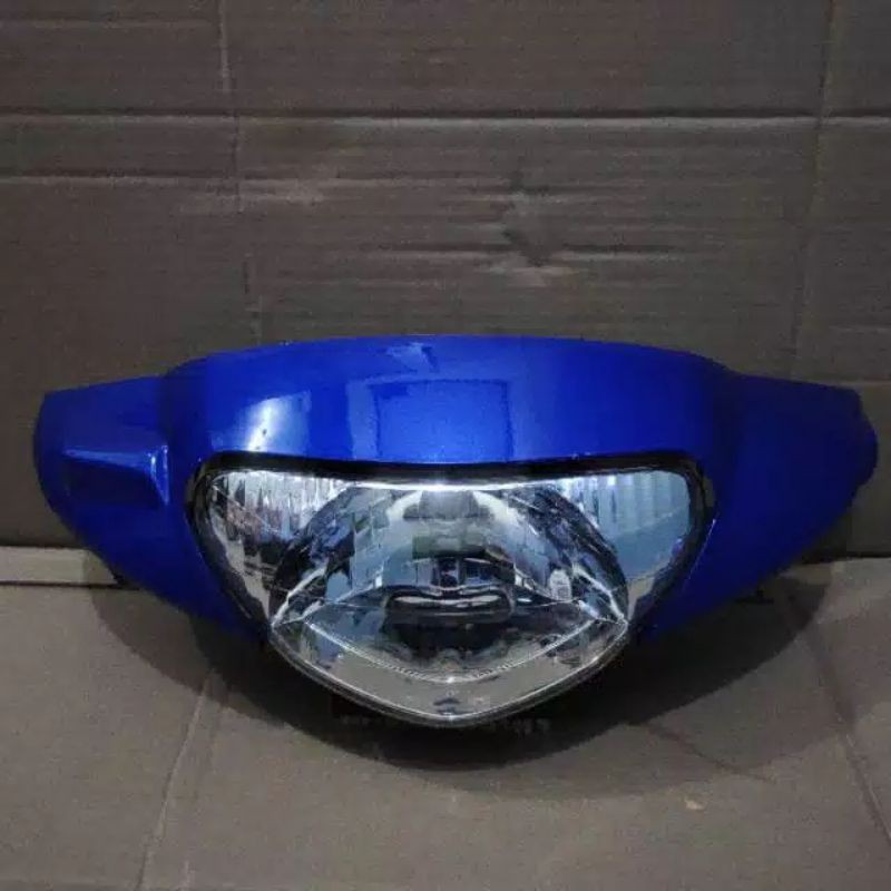Batok kepala depan Mio Sporty plus Reflektor - Biru