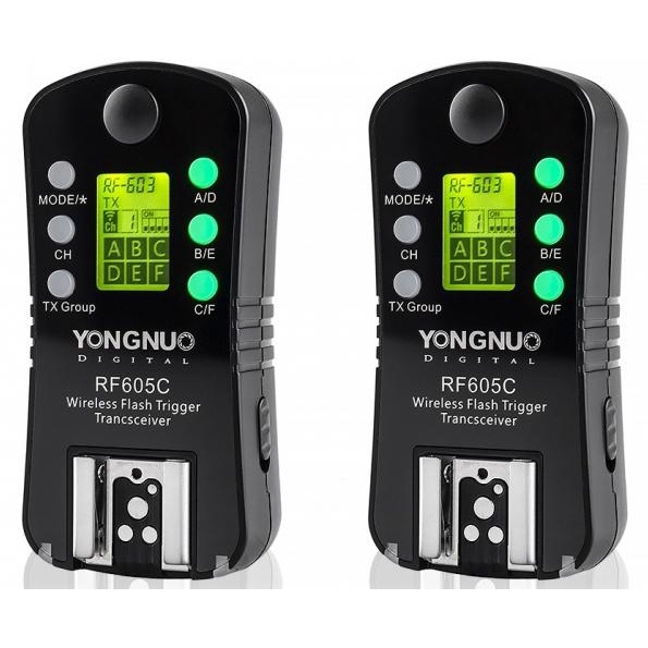 Yongnuo Flash Trigger RF-605-C Wireless Transceiver Kit For Canon Lc