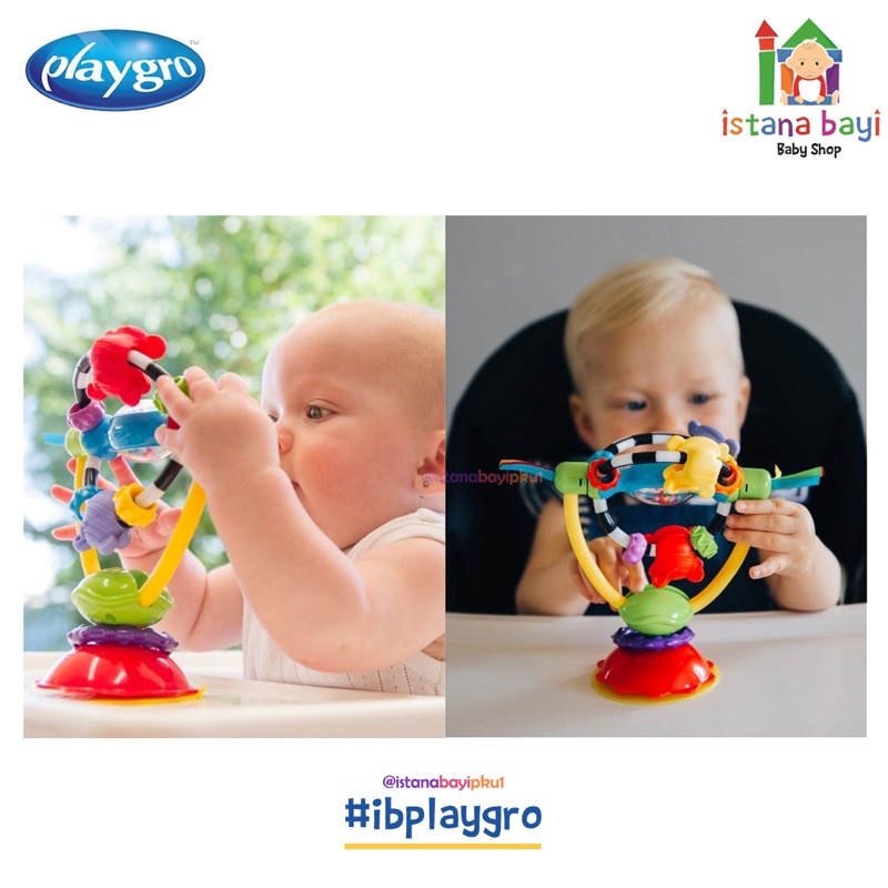 Playgro The High Chair Spinning Toy - Playgro Mainan Bayi