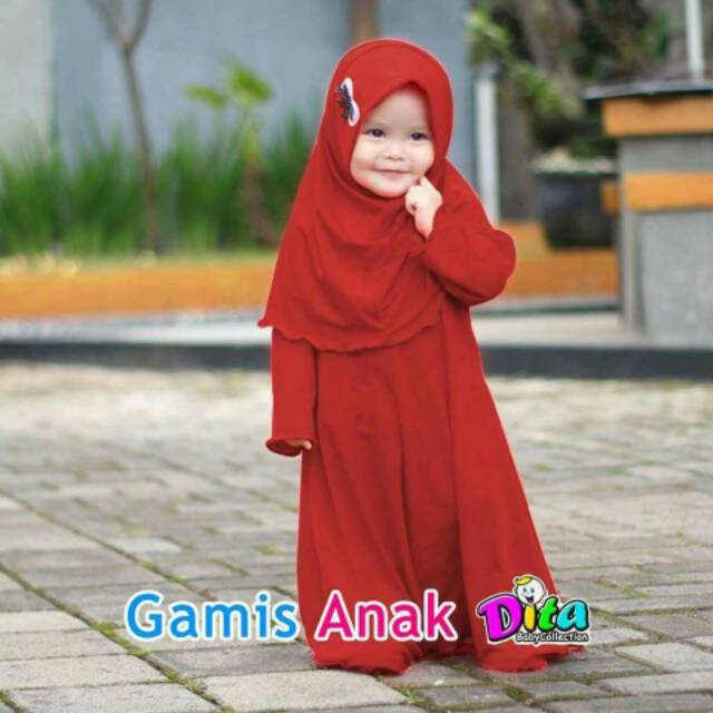 Stelan Gamis Naura Gamis Lucu murah gamis anak