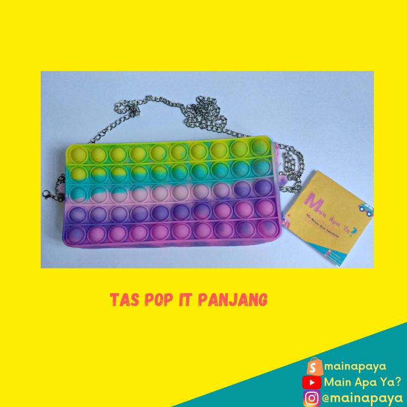 Tas Pop It Frozen | Tas Pop It Anak | Tas selempang anak
