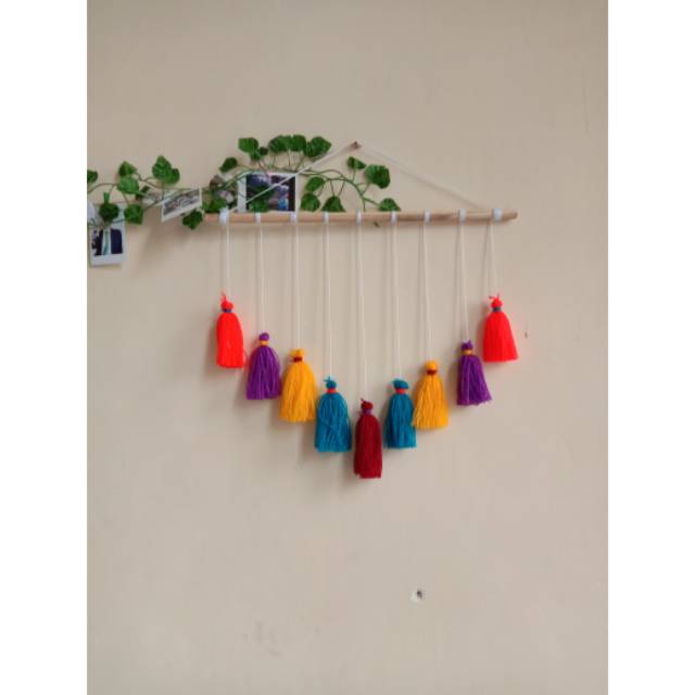 READY STOK) macrame Hiasan dnding tassel / macrame wall hanging (HD 087)