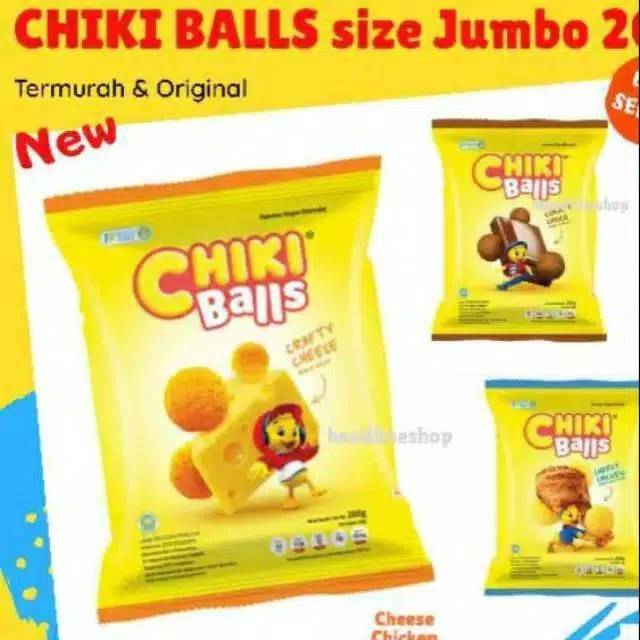 

Chiki Balls Indofood Kemasan 200gr