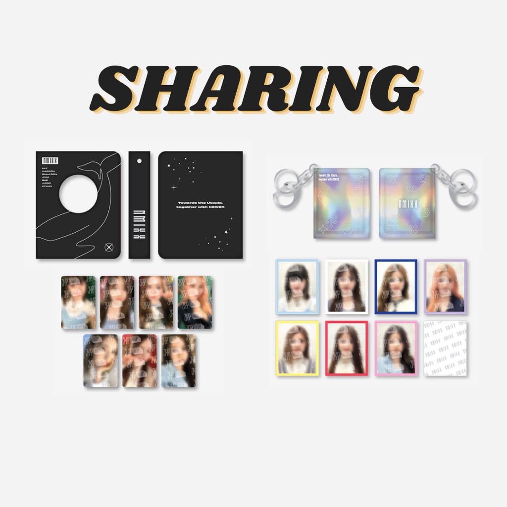 [PO] SHARING NMIXX 1st Official Merchandise (MD) - Collect Book/ID Picture Keyring Lilly/Sullyoon/Ji