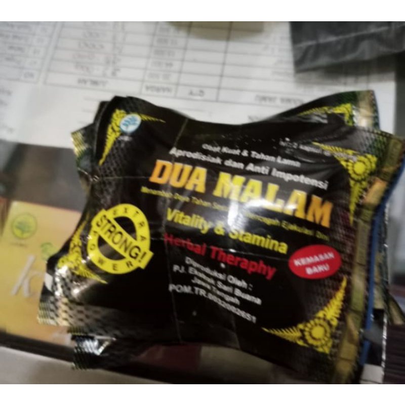 

Dua Malam 1 Sachet isi 2 Kapsul