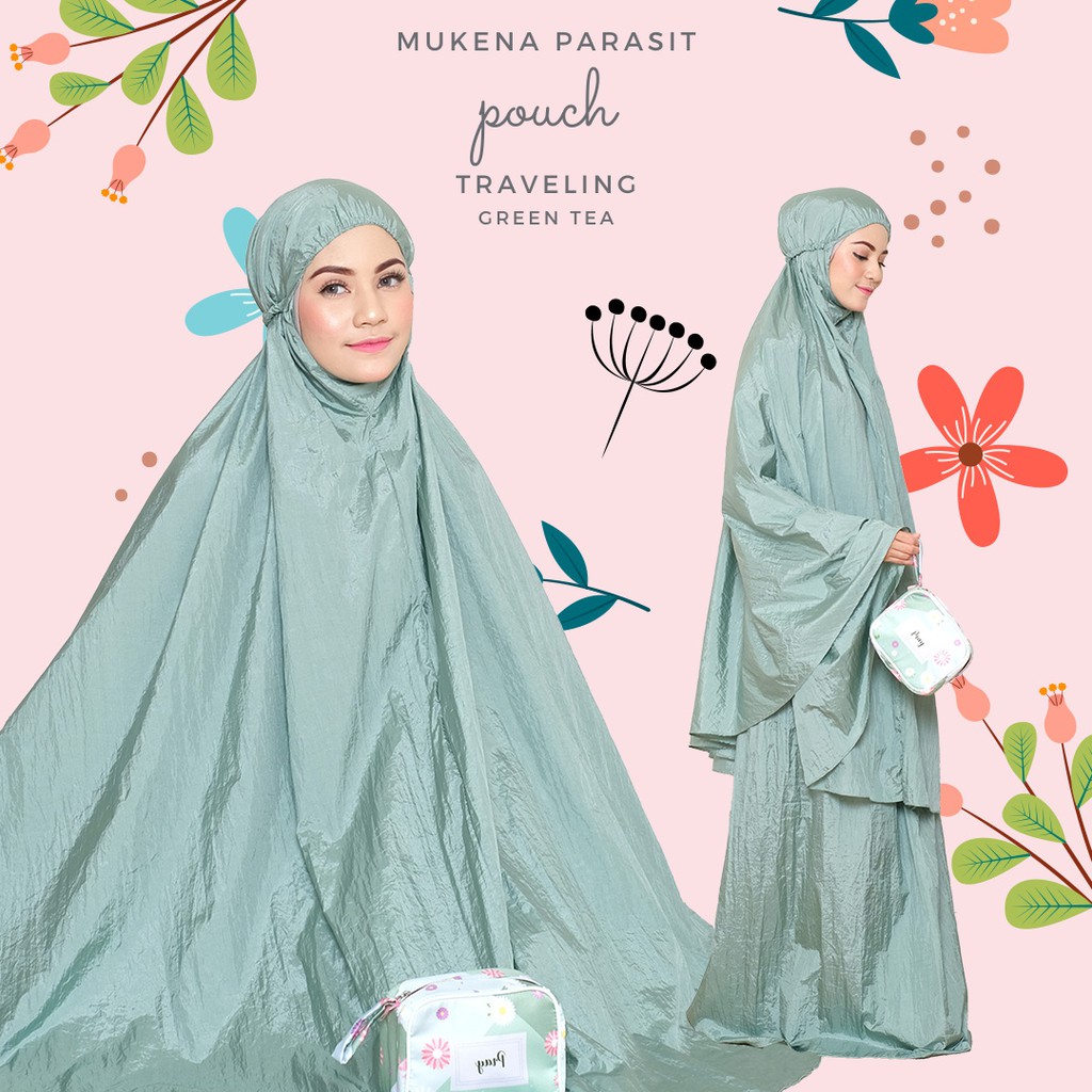 Mukena Parasit Jumbo Pouch Traveling (PRAY)