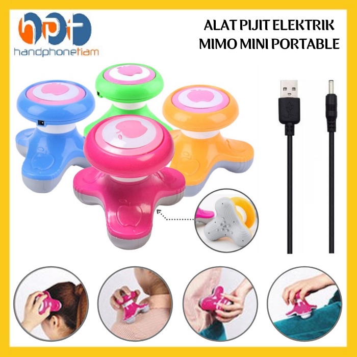 Jual Alat Pijat Mimo Mini Massager Elektrik Usb Portable Massage Pijit Leher Punggung Bahu