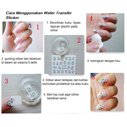 Water Decal Nail Art Stickers