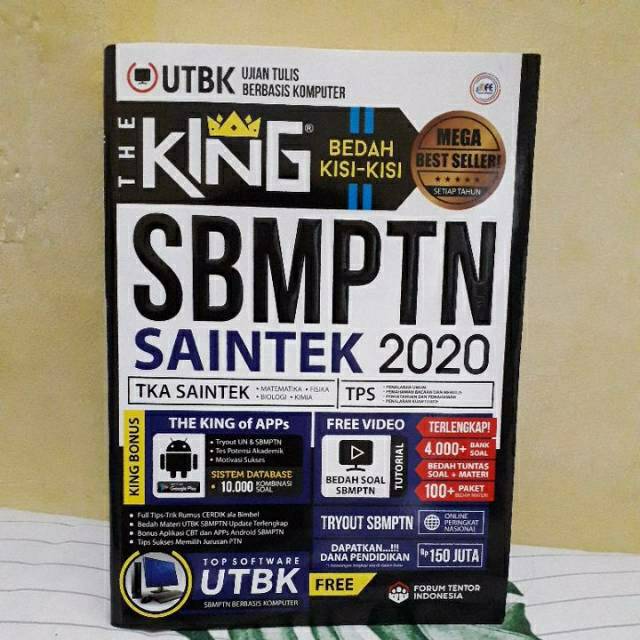 PRELOVED Buku The King SBMPTN 2020 SAINTEK + CD