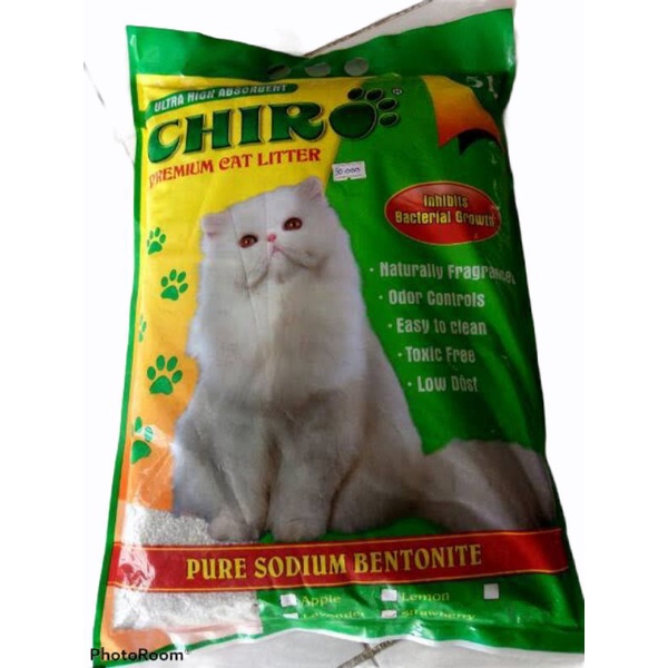 Pasir Chiro 5l Pasir Kucing Gumpal Wangi