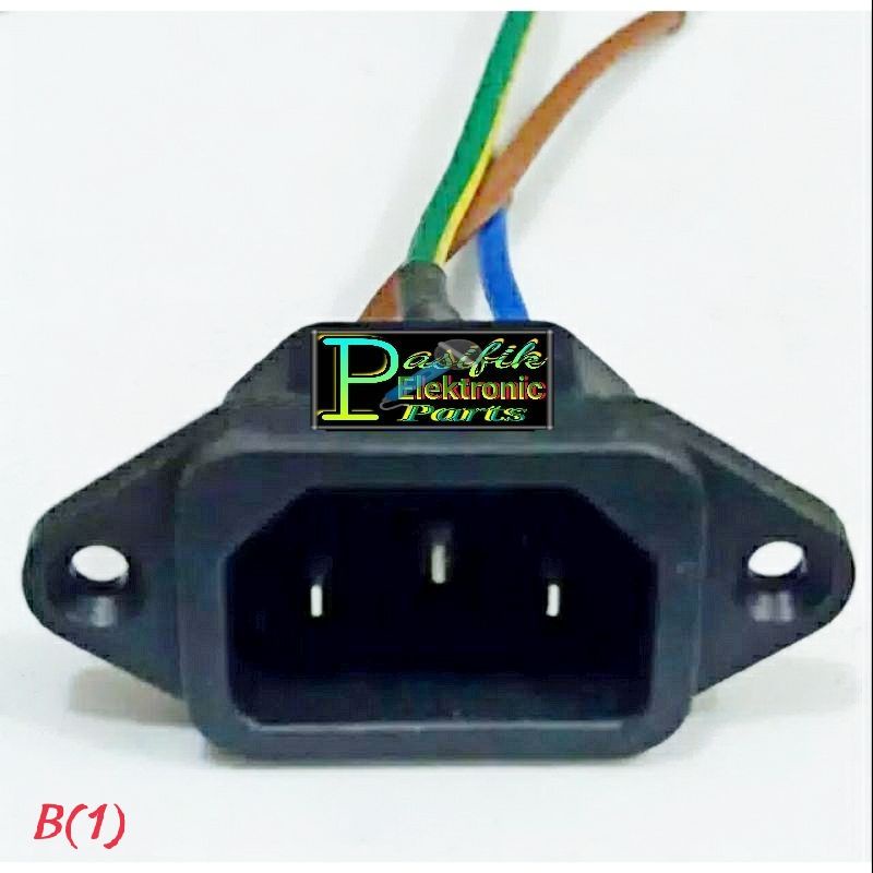 SOCKET AC  IN  KOMPUTER  BERKABEL