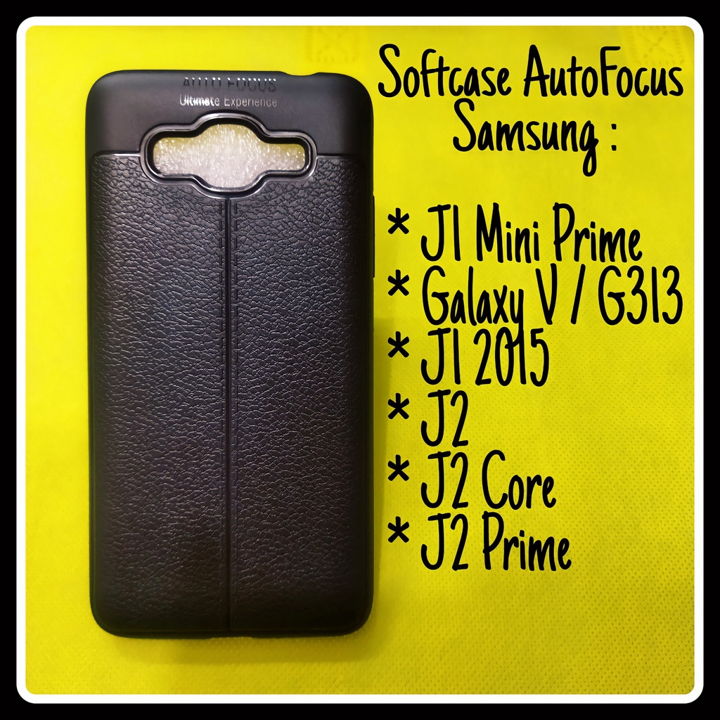 SoftCase AutoFocus Kulit Samsung J1 Mini/ Mini Prime/ Galaxy V/  G313/ J1 2015/ J2/ J2 Core/ J2 Prim