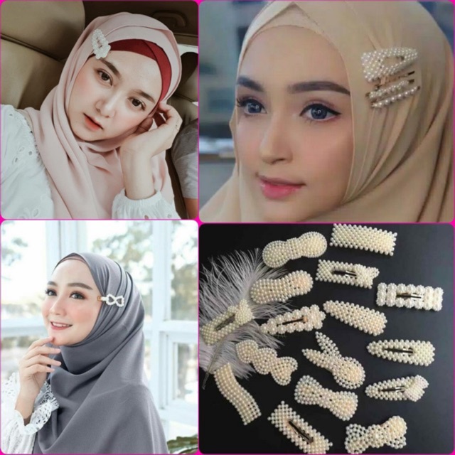 Q1-Mutiara Jepit Rambut Wanita Hairclip fashion Penjepit rambut Hairpin ...