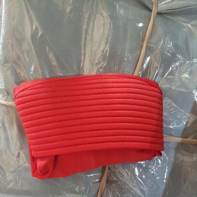 BERGO SYARI KIRANA ELZATTA HIJAB INSTANT TULISAN GLITTER BAHAN JERSEY-Merah 136