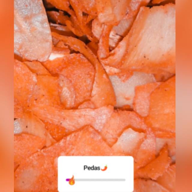 

KERIPIK SINGKONG MPAH *PEDAS 1KG*