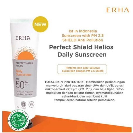 ✨SHASYA✨ ERHA Perfect Shield Helios SPF50/PA+++ 30g - Daily Sunscreen