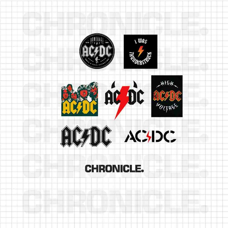 

STICKER VINYL BAND ACDC