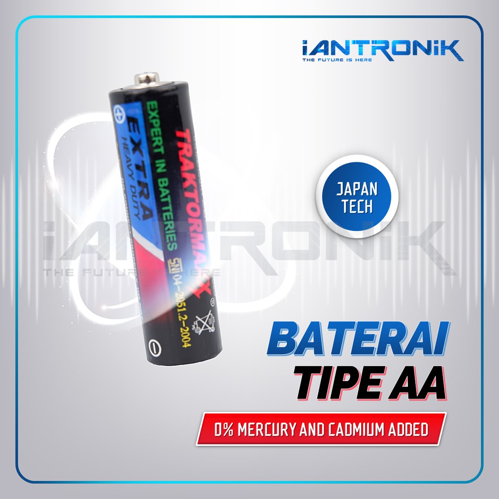 BATERAI AA / BATTERY A2 TRAKTORMAX BEBAS MERCURY