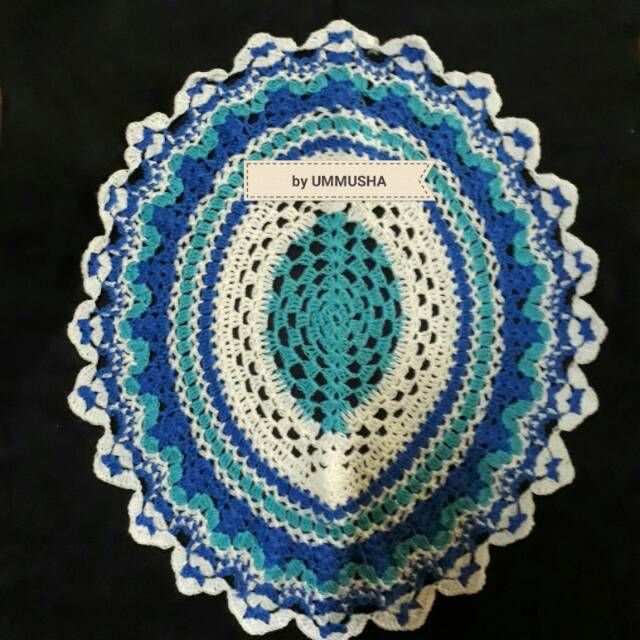 Taplak Rajut Oval