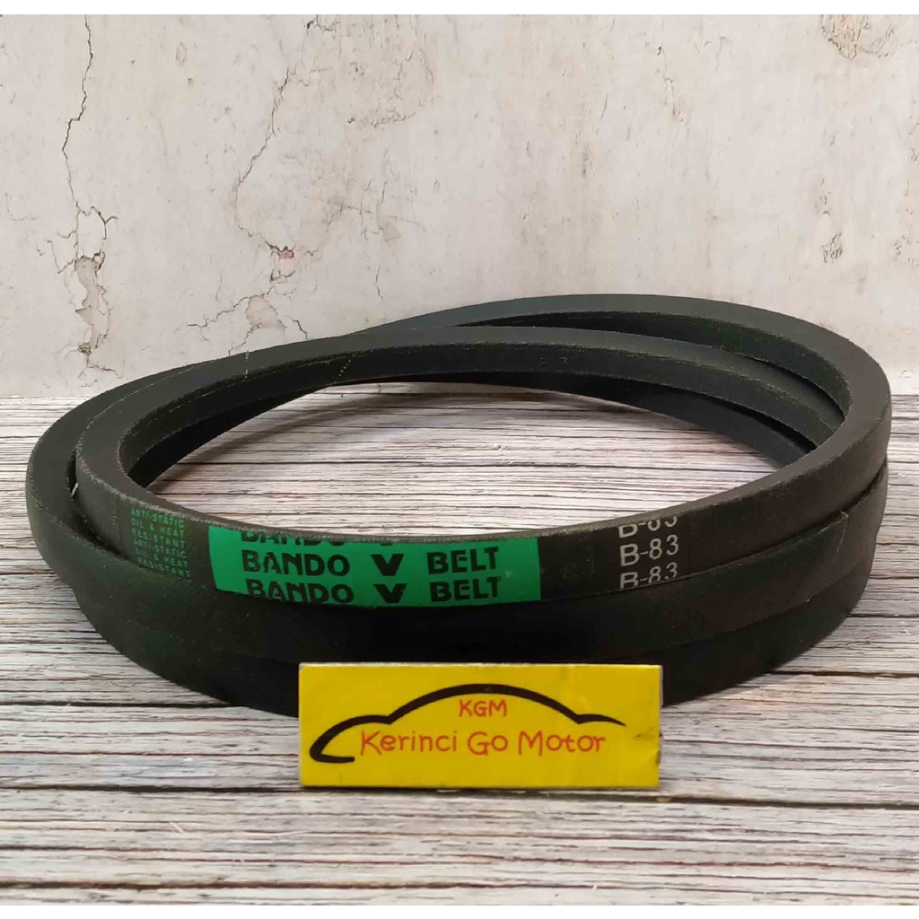 BANDO VAN BELT B-83 V BELT TALI KIPAS B83 FAN BELT VANBELT POLOS B-83