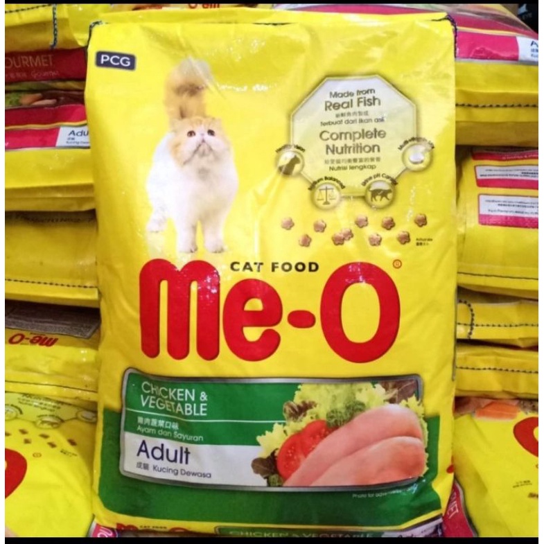 Meo Chicken &amp; Vegetable Adult 500g Repack / Makanana Kucing Dewasa Me-o