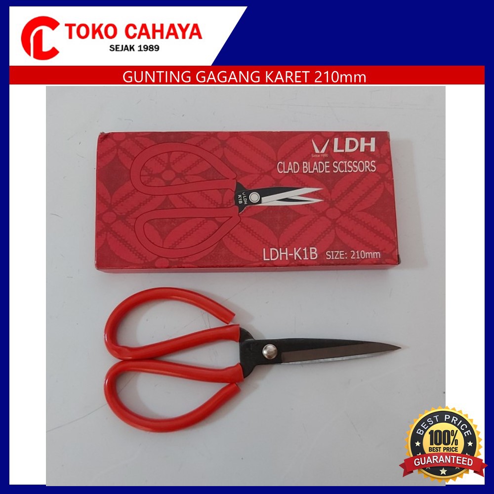 

Gunting Gagang Karet Merah Untuk Spon Eva, Karet, Kulit, Plastik