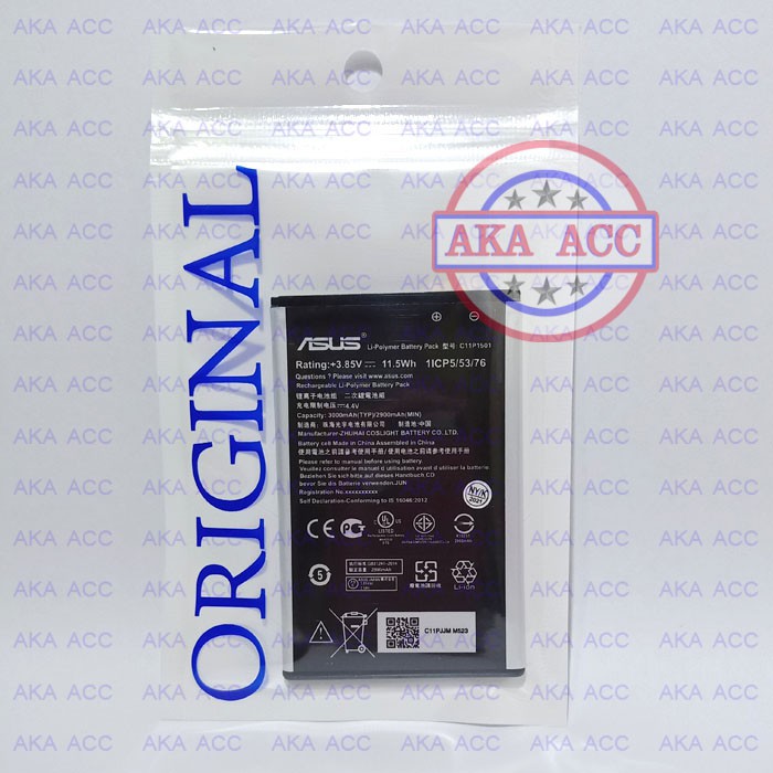 Batre Asus Zenfone 2 Laser ZE550KL Z00LD Z00LDD Batu Battery Baterai Original