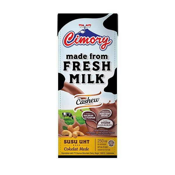 

CIMORY SUSU UHT COKLAT MEDE / CASHEW 250ML