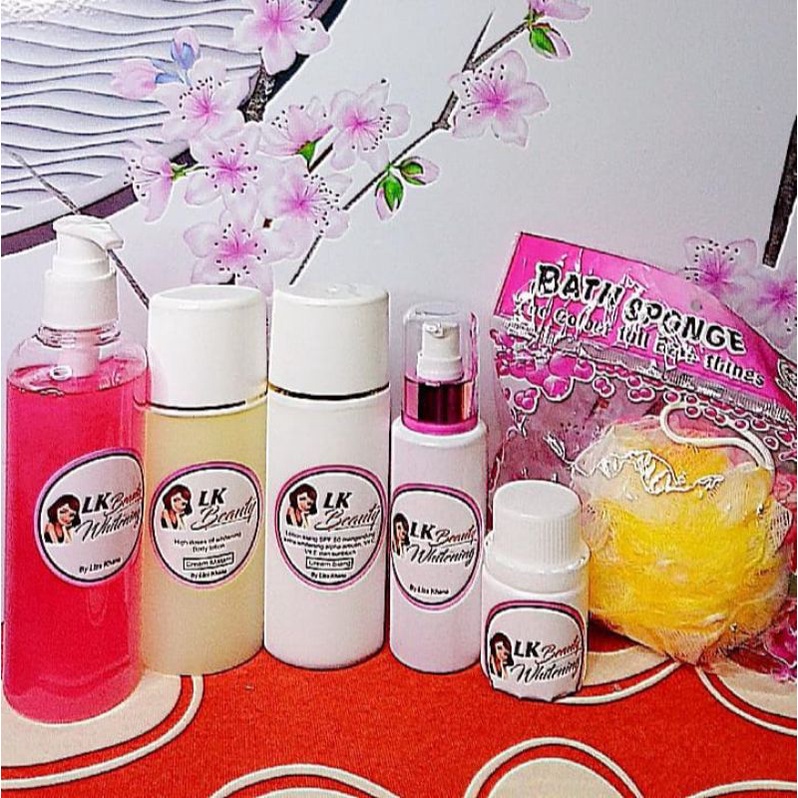 PAKET HB PEMUTIH BADAN TERLARIS LK beauty whitening HBDOSTING