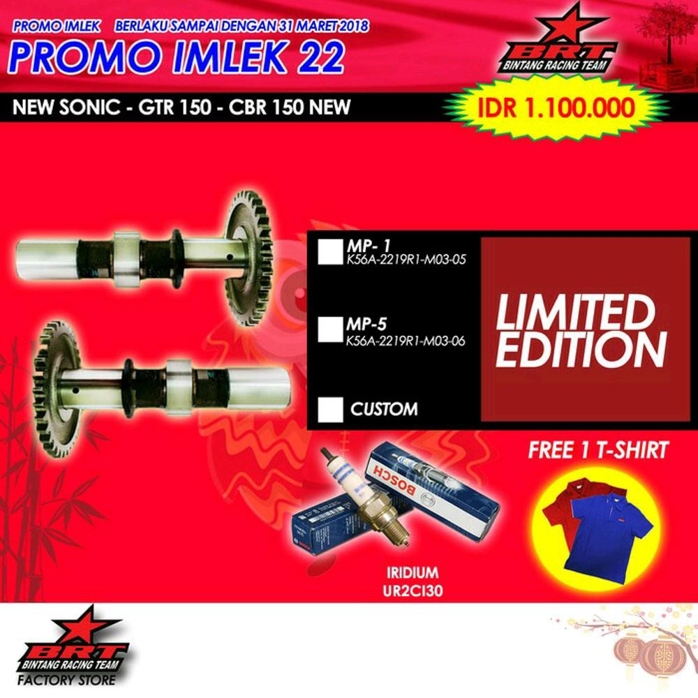 Unik PROMO MASTER CAM BRT SONIC 150 PLUS BUSI Murah