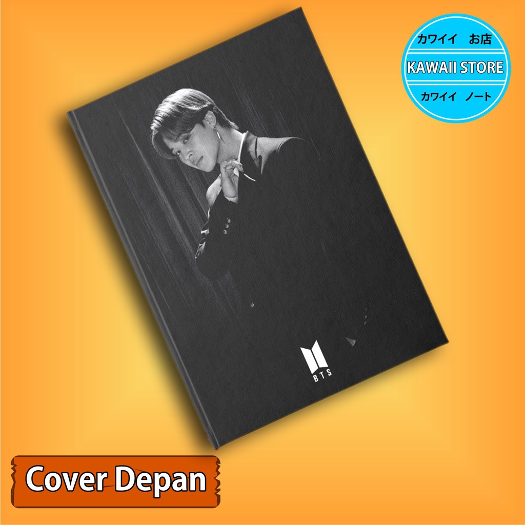 

Notebook / Pocket book Hard Cover Kpop Bts BLACK JIMIN uk A5 & A6 / Notes Book