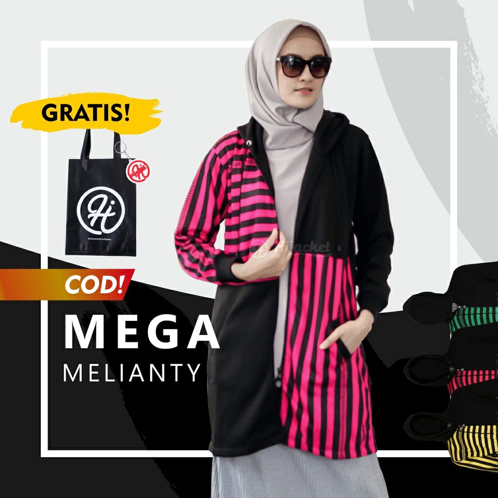 HIJACKET® ORIGINAL GHANIA JAKET WANITA JAKET MUSLIMAH HIJABER PERTAMA DI INDONESIA