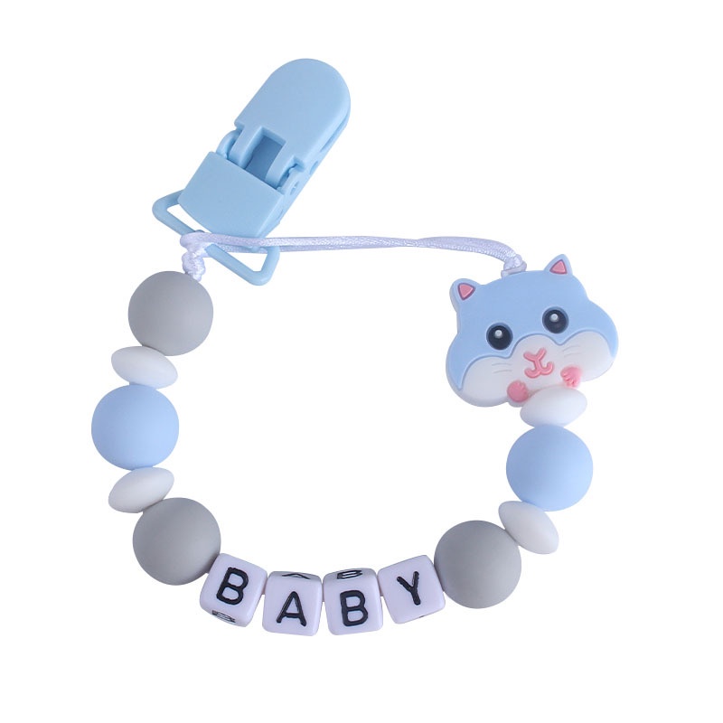 PC 10 | TALI EMPENG DAN TEETHER BISA CUSTOM NAMA | PACIFIER CLIP | TEETHER TALI DOT EMPENG CHAIN GANTUNGAN BAHAN SILIKON AMAN BPA FREE | RUZAIN MALL